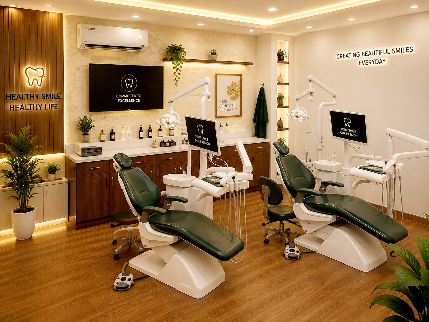 White Orchid Modern Operatory Treatment Room Infrastructure